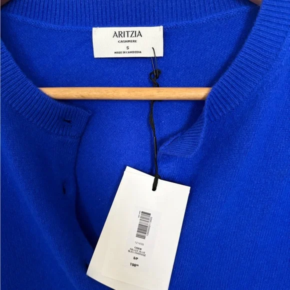 Aritzia Bare Cashmere Cardigan NWT Sz S - Picture 2 of 8
